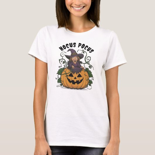 Funny Halloween Witch T-shirt (Voorkant)