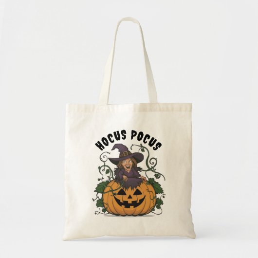 Funny Halloween Witch Tote Bag (Voorkant)
