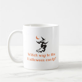 Funny Halloween Witch Way Koffiemok