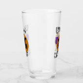 Funny Halloween Witch Way to the Wine Pumpkin Glas (Rechts)