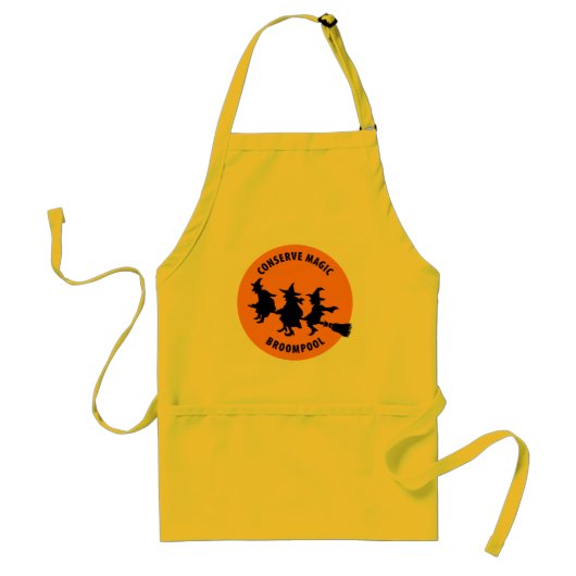 Funny Halloween Witches Standaard Schort (Voorkant)