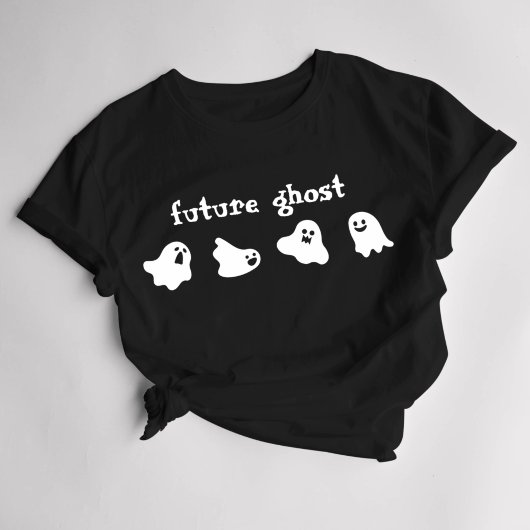 Funny Halloween Women's Ghost T-Shirt