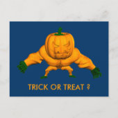 Funny Halloween Wrestler Briefkaart (Voorkant)