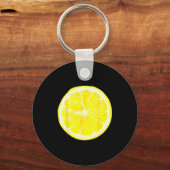 Funny Halloween Yellow Lemon Costume Fruit Costume Sleutelhanger (Voorkant)