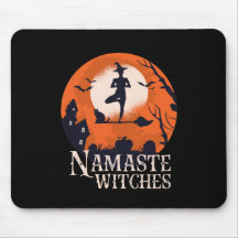 Funny Halloween Yoga Lover Namaste Witches