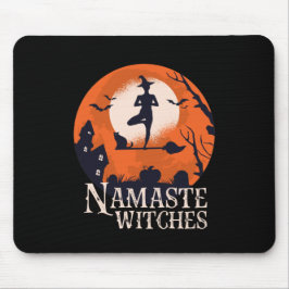 Funny Halloween Yoga Lover Namaste Witches Muismat