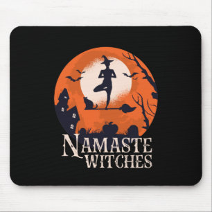 Funny Halloween Yoga Lover Namaste Witches Muismat