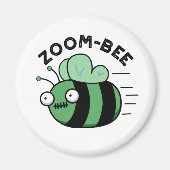 Funny Halloween Zombie Bee Pun Magneet (Voorkant)