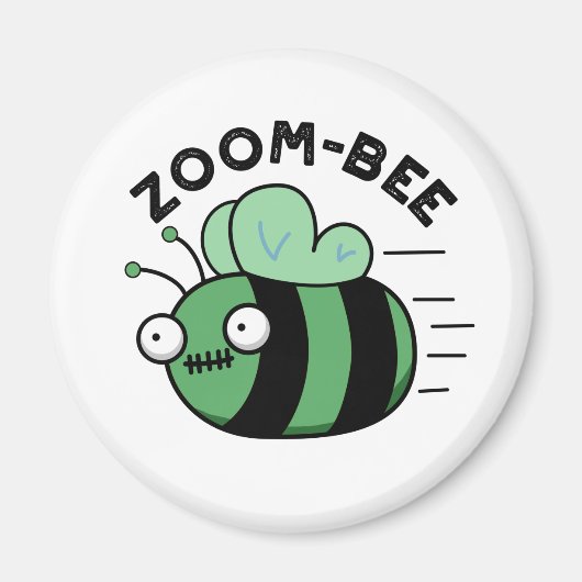 Funny Halloween Zombie Bee Pun Magneet (Voorkant)