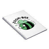 Funny Halloween Zombie Bee Pun Notitieboek (Rechterzijde)