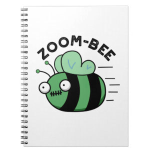 Funny Halloween Zombie Bee Pun Notitieboek