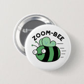 Funny Halloween Zombie Bee Pun Ronde Button 5,7 Cm (Voorkant /achterkant)