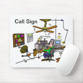 Funny Ham Cave Mousepad past het aan! Muismat (Met muis)