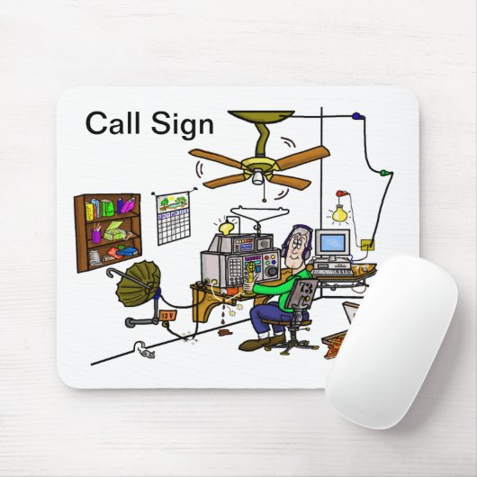 Funny Ham Cave Mousepad past het aan! Muismat (Met muis)