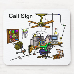 Funny Ham Cave Mousepad past het aan! Muismat