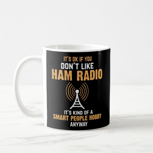 Funny Ham Radio ExploitRadio Amateur Morse Hobby Koffiemok (Links)