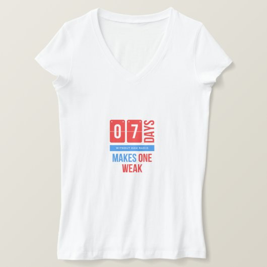 Funny ham radio hobby t-shirt (Design voorkant)