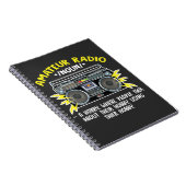 Funny Ham Radio Operator Amateur Radio Definition Notitieboek (Rechterzijde)