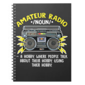 Funny Ham Radio Operator Amateur Radio Definition Notitieboek (Voorkant)