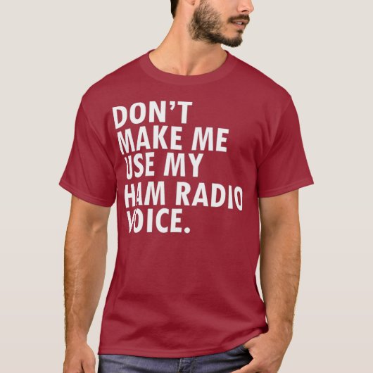 Funny HAM Radio Operator Amateur Radio Operator T-shirt (Voorkant)