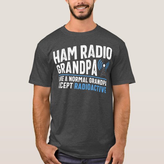 Funny Ham Radio Operator Antenna Amateur Radio T-shirt (Voorkant)