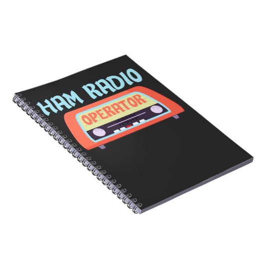 Funny Ham Radio Operator Gift Notitieboek (Rechterzijde)