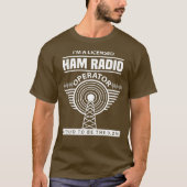 Funny Ham Radio Operator Radio Amateur Morse T-shirt (Voorkant)
