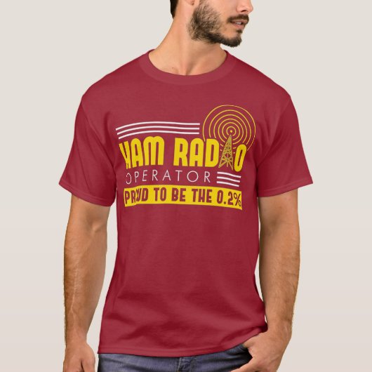 Funny Ham Radio Operator T-shirt (Voorkant)