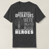 Funny Ham Radio Radio Amateur Morse Code T-shirt (Design voorkant)