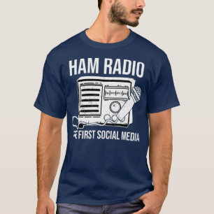 Funny Ham Radio Shirt Eerste Sociale Media
