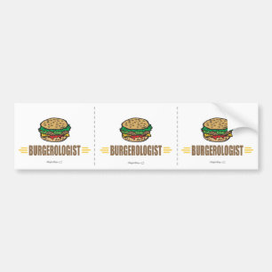 Funny Hamburger Bumpersticker