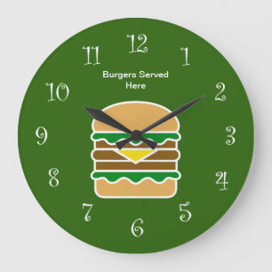Funny Hamburger Kitchen Design Grote Klok