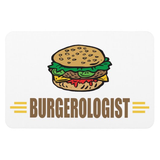 Funny Hamburger Magneet (Horizontaal)