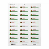 Funny Hamburger Picnic Return Label (Full Sheet)