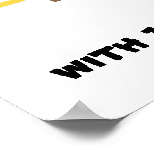 Funny Hamburger Poster (Hoek)