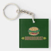 Funny Hamburger Sleutelhanger (voorkant)