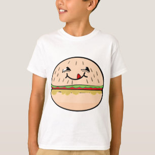 Funny Hamburger Smile T-shirt