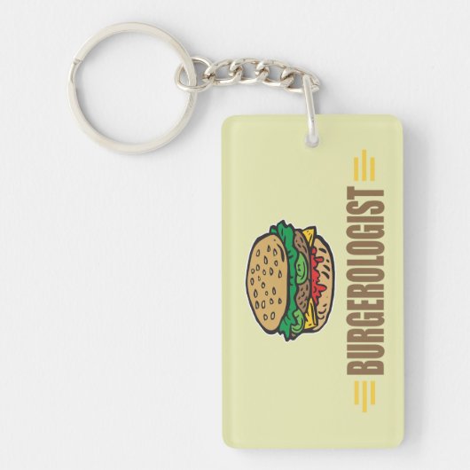 Funny Hamburgers Sleutelhanger (Voorkant)