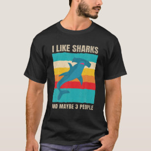 Funny Hammerhead Shark for Kids Mannen Women Anima T-shirt