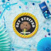 Funny Hamster "Get Stuffed" Papieren Bordje (Feest)