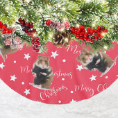 Funny Hamster Photo Red Kerstmis Kerstboom Rok