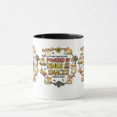 Funny Hamster Rings and Snacks Quote Mok (Midden)