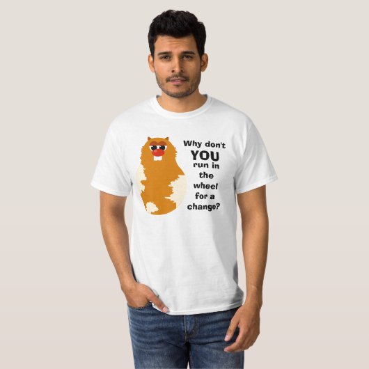 Funny Hamster T-shirt (Voorkant volledig)