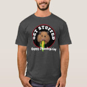 Funny Hamster Thanksgiving T-shirt (Voorkant)