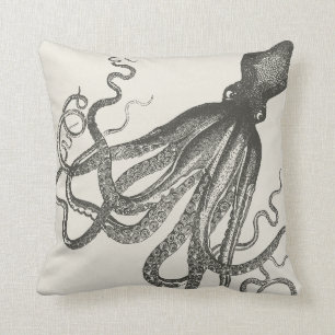 Funny  Hand Drawn Octopus Kussen