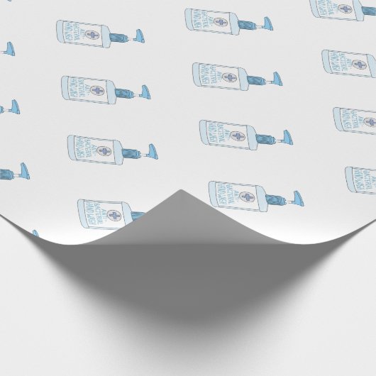 Funny hand gel cadeaupapier (Hoek)