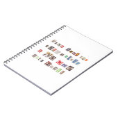 Funny Hand over Controller Ransom Note Collage Notitieboek (Linkerzijde)