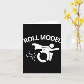 Funny Handicapped Sarcastic Wheelchair Kaart (Gele Bloem)