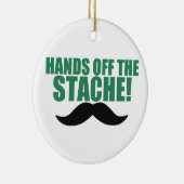 Funny Hands of the Stache - Mustache Ornament (Rechts)