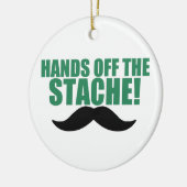 Funny Hands of the Stache - Mustache Ornament (Links)